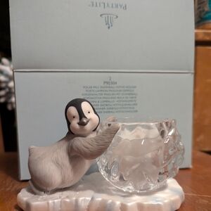 Penguin votive holder